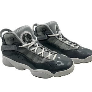 Air Jordan 6 Rings Cool Grey Wolf Gray Shoes 323419-015 Size 7y